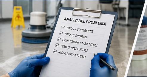 Osservazione del problema di pulizia