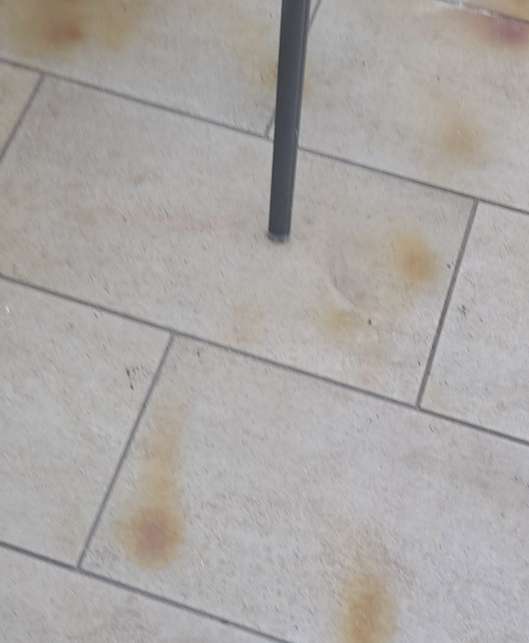 Buongiorno a tutti. Mi sapete indicare se c'è un metodo per eliminare queste brutte machiesa di ruggine dal pavimento in gres del terrazzo?
